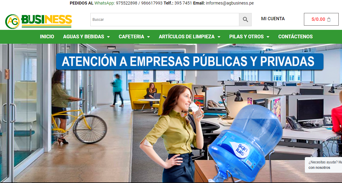 AG BUSINESS CON TIENDA VIRTUAL VENDEDOR