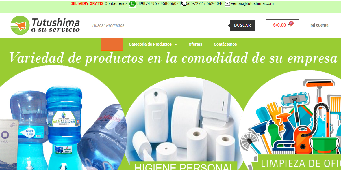 TUTUSHIMA CON TIENDA VIRTUAL VENDEDOR